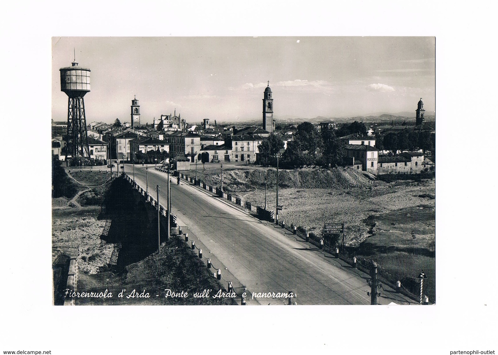 Cartolina - Postcard - Viaggiata - Sent - Fiorenzuola D'Arda - Ponte Sull'Arda E Panorama - Anni'50 - Piacenza