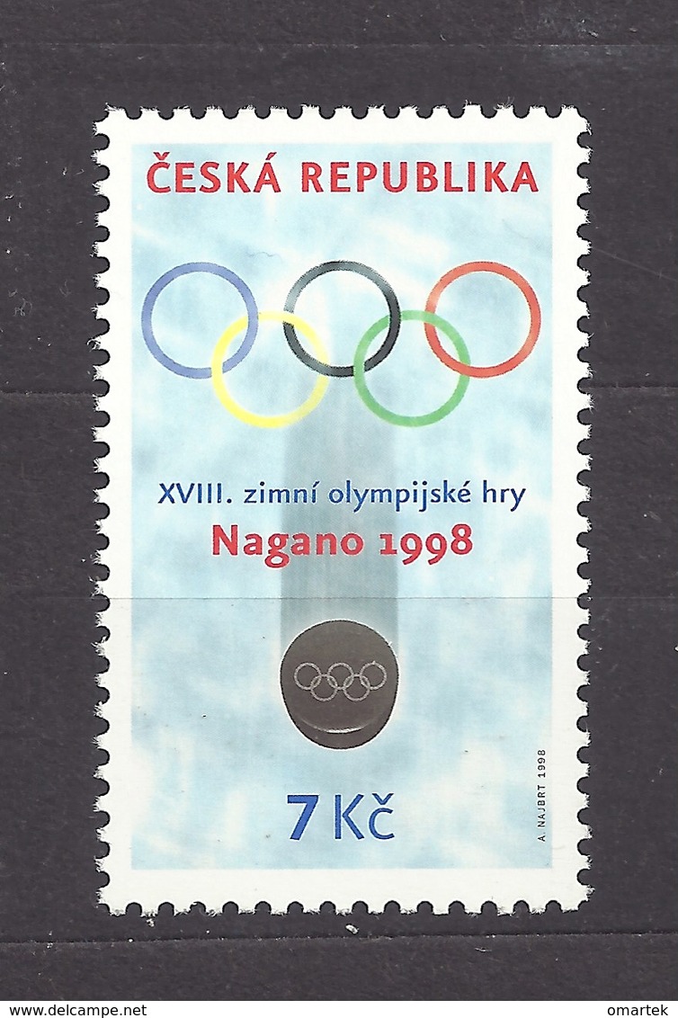 Czech Republic 1998 MNH ** Mi 166 Sc 3031 Winter Olympic Games Nagano 1998.Tschechische Republik - Nuevos