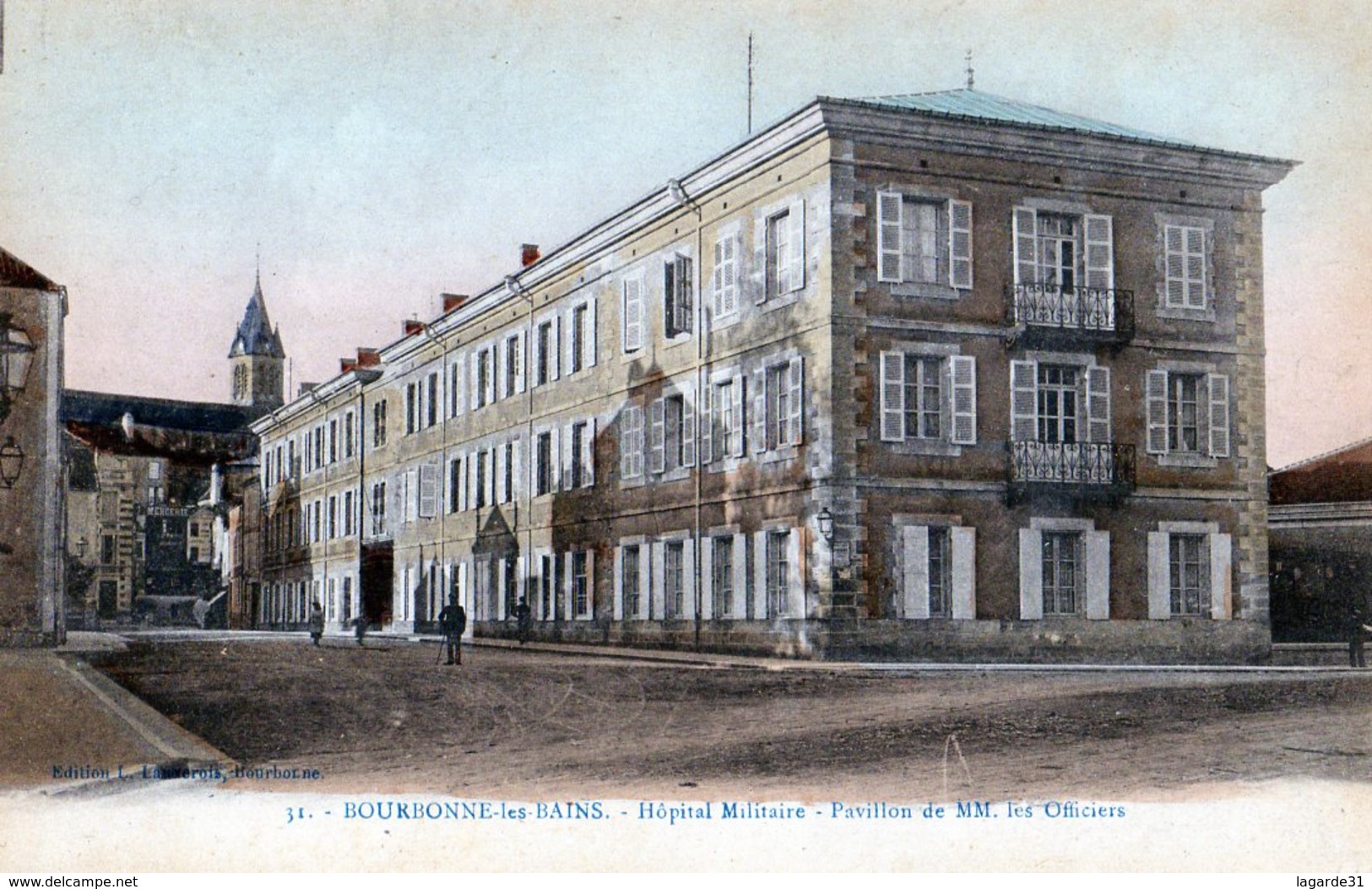 52 - BOURBONNE LES BAINS  - Hopital Militaire Pavillon De MM Les Officiers - Bourbonne Les Bains