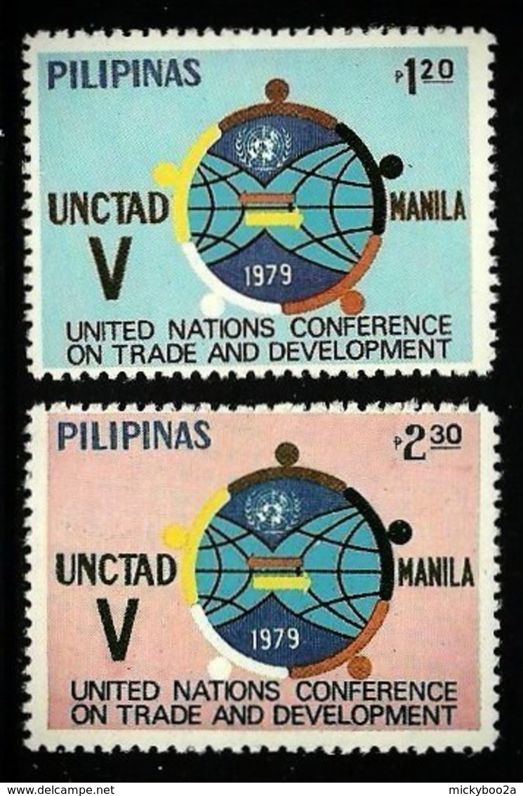 PHILIPPINES 1979 UNITED NATIONS CONFERENCE TRADE DEVELOPMENT SET MNH - Philippines