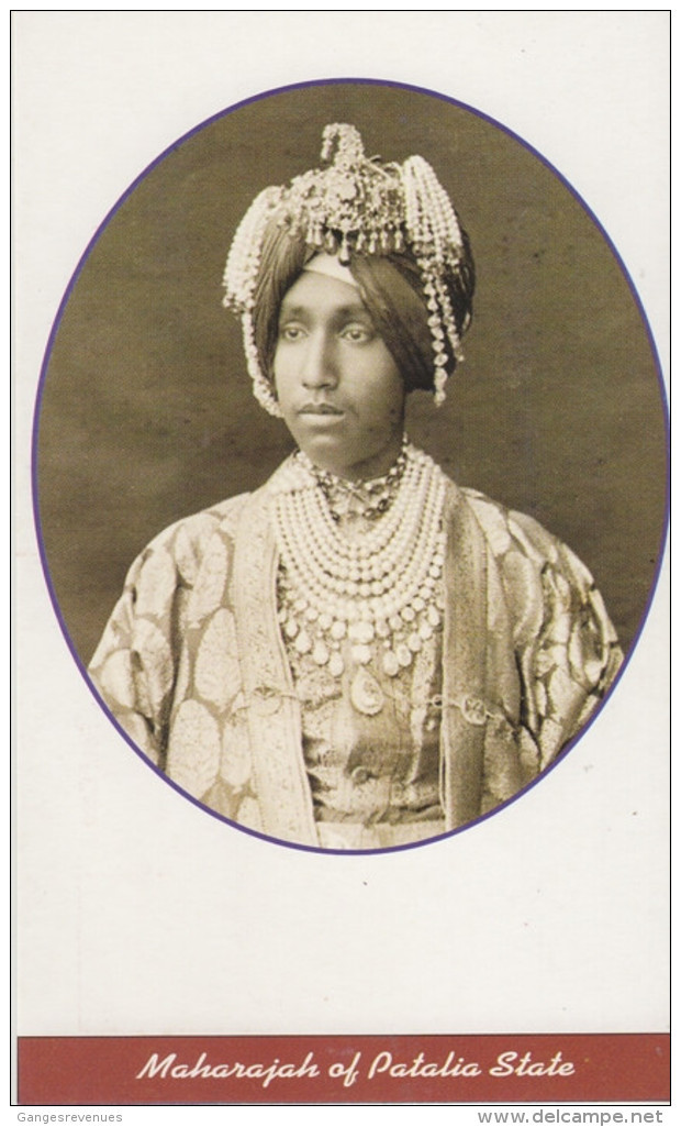 Maharaja  Of  PATALIA State  Modern Photo  Post Card # 74672  Inde Indien India - Other & Unclassified