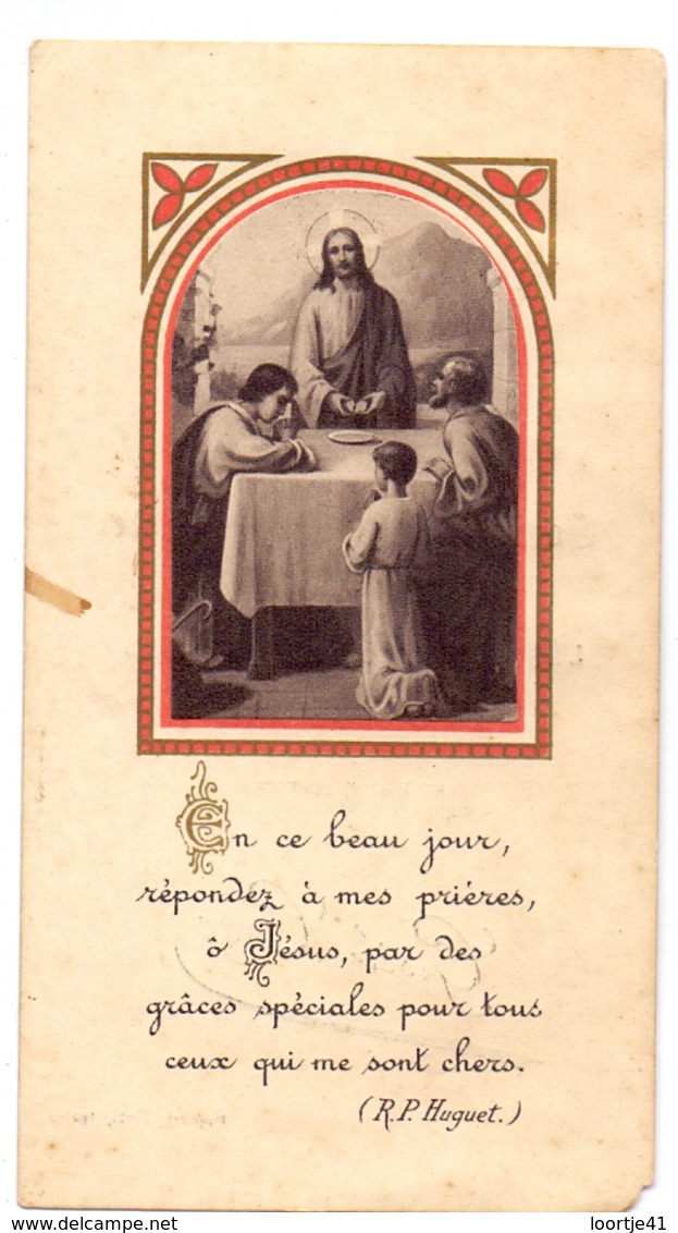 Devotie - Devotion - Communie Communion - Gisèle Coze - L'Eglise De Leulinghen Bernes - 1932 - Communion