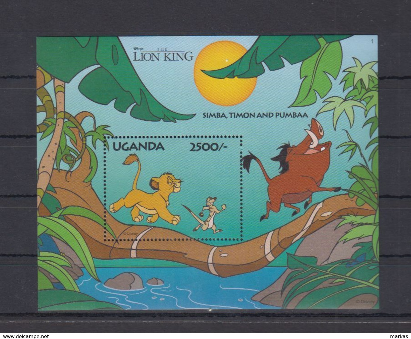 T183. Uganda - MNH - Cartoons - Disney's - Cartoon Characters - Lion King - Disney