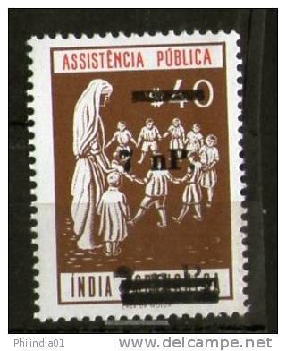 Portuguese India 1962 Mother & Child Family 7np O/P On $40 Unissued 1v MNH - Other & Unclassified