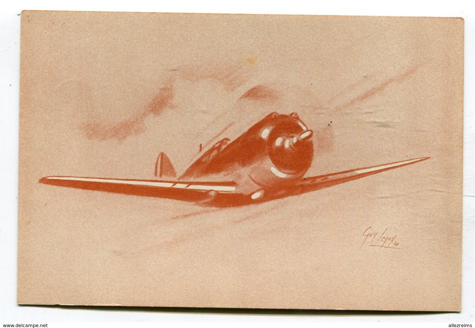 CPA  Aviation : Curtiss P 36 Illustrateur Guy Legay  A   VOIR   !!!! - 1946-....: Moderne