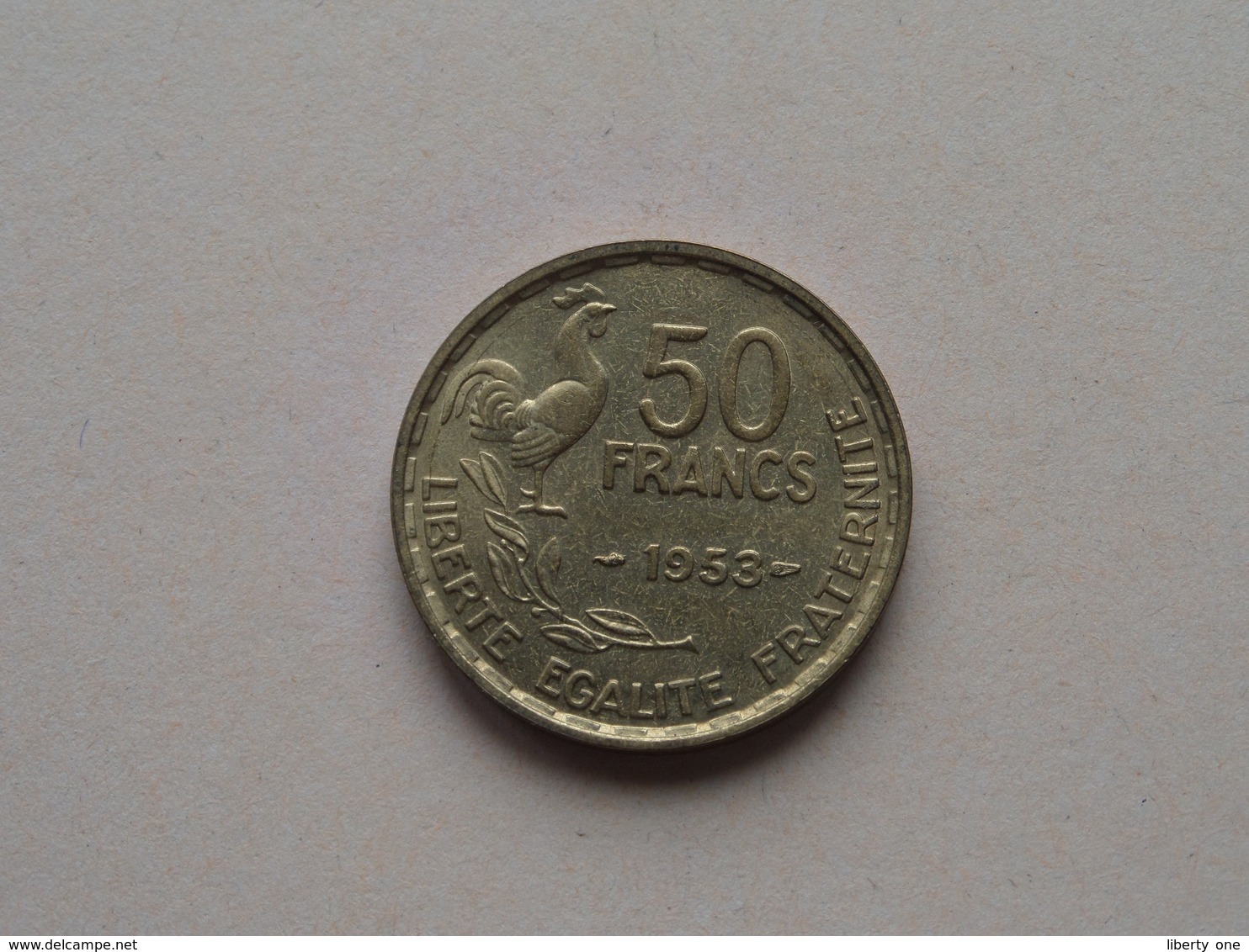 1953 - 50 Francs ( KM 918.1 ) Uncleaned ! - Autres & Non Classés