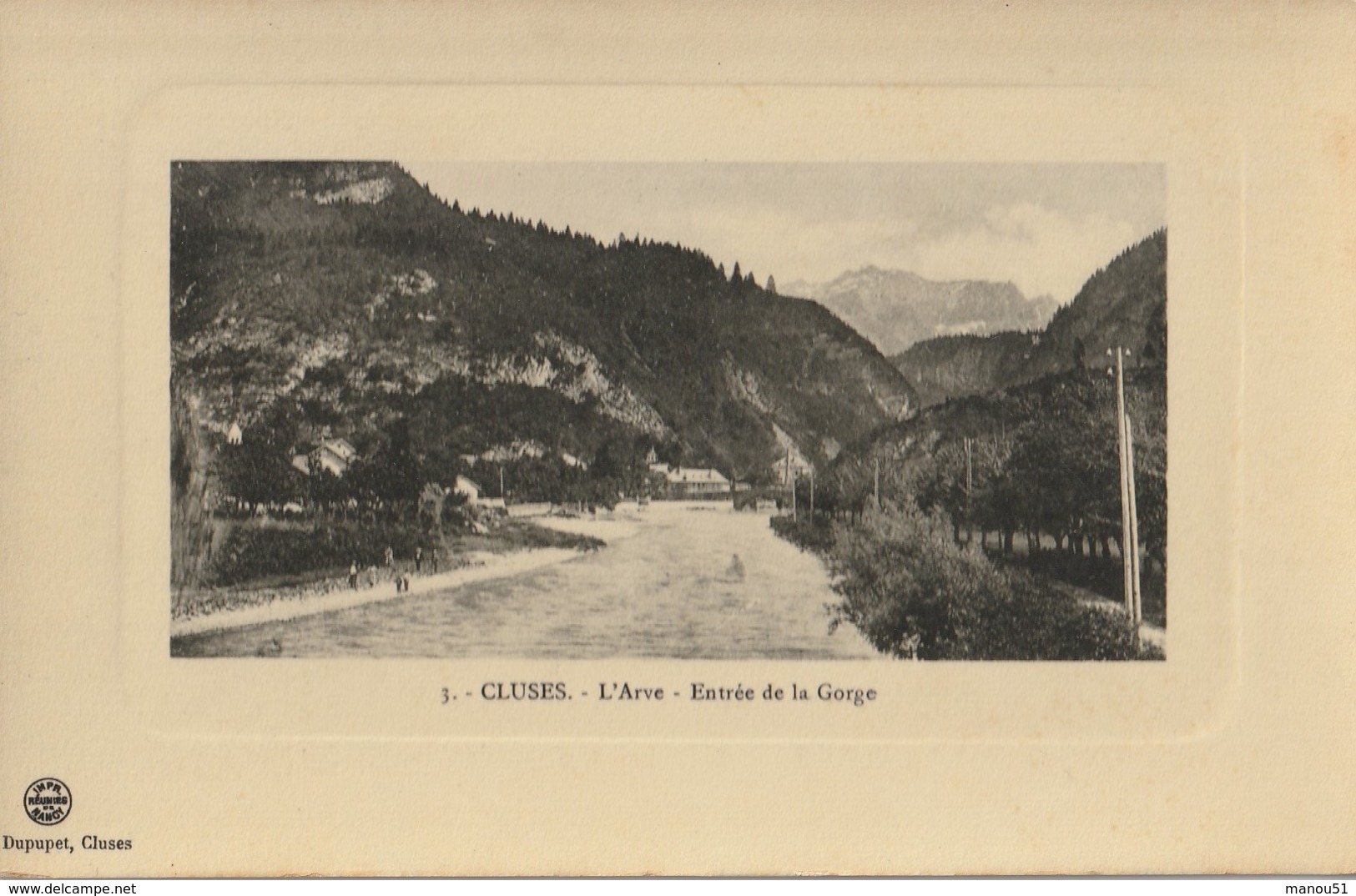 CLUSES  L'Arve - Entrée De La Gorge - Cluses