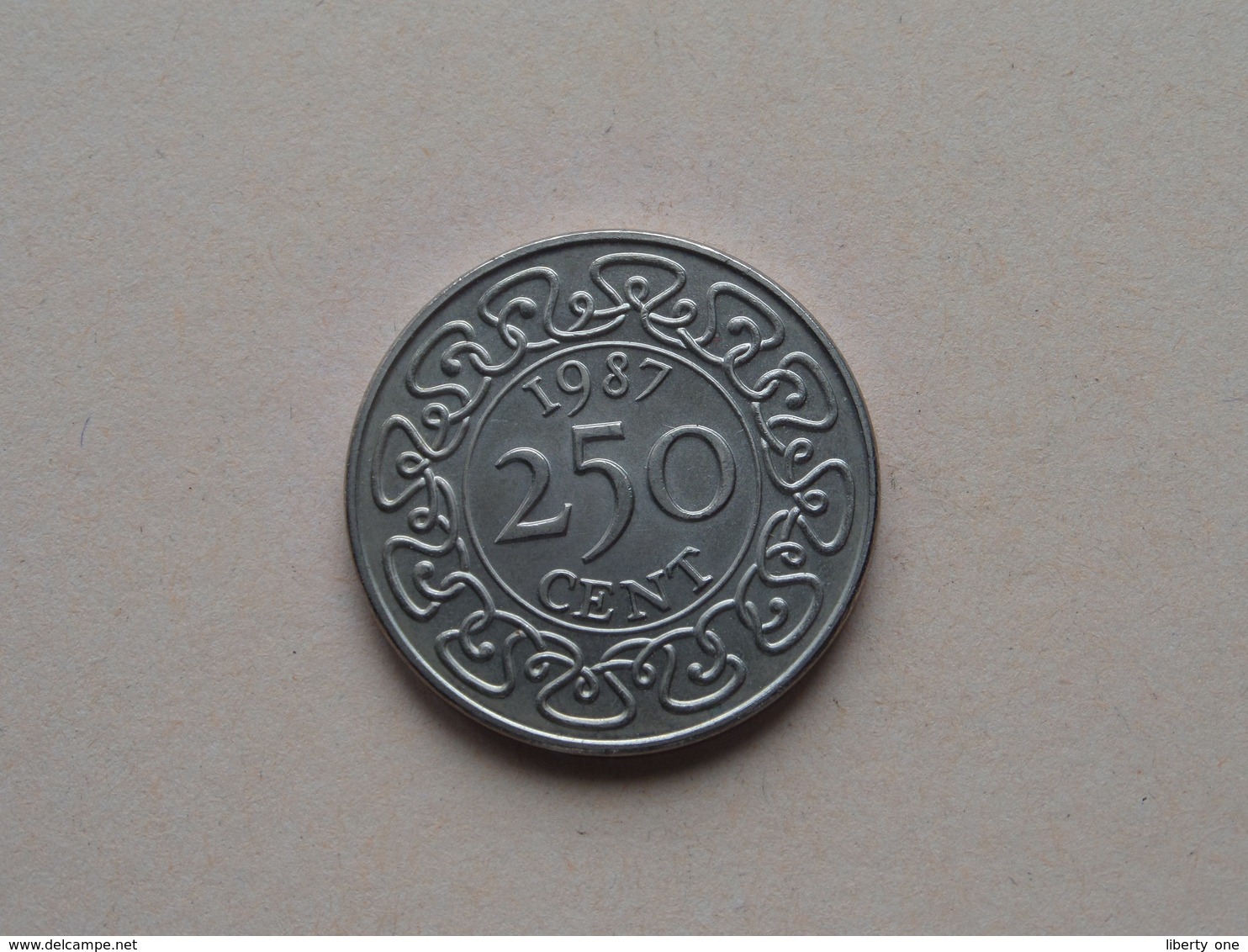 1987 - 250 Cent ( KM 24 ) Uncleaned ! - Surinam 1975 - ...