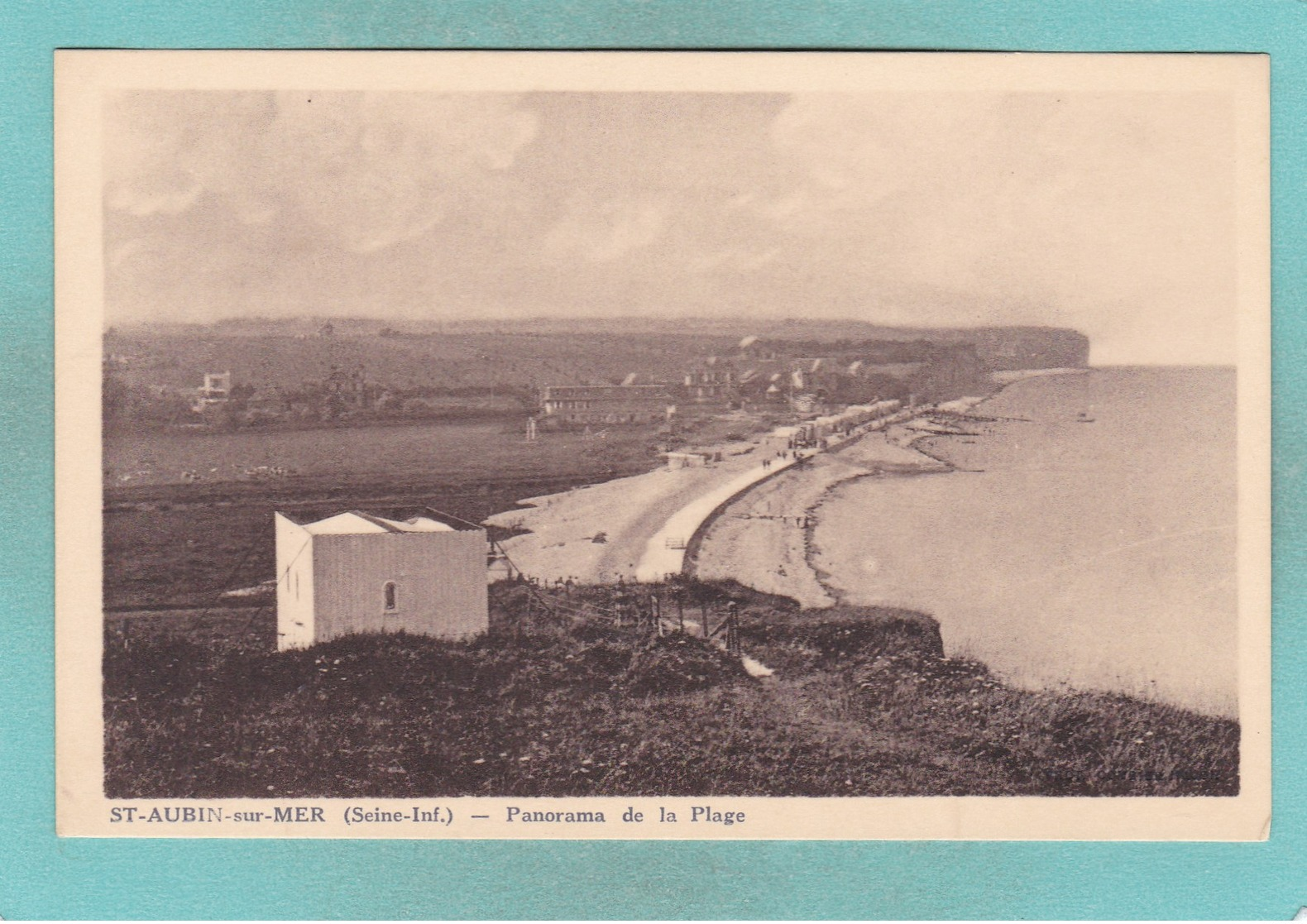 Old Post Card Of Saint-Aubin-sur-Mer, France ,R80. - Saint Aubin