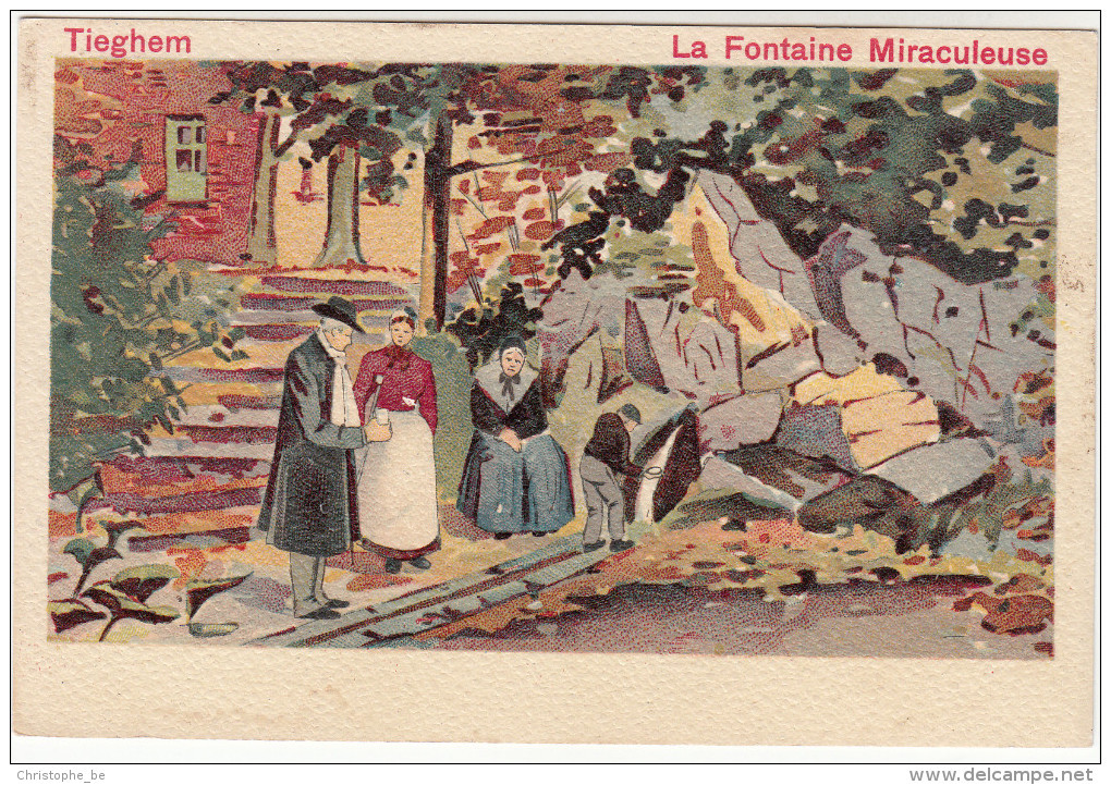 Tieghem, Tiegem, La Fontaine Miraculeuse (19169) - Anzegem