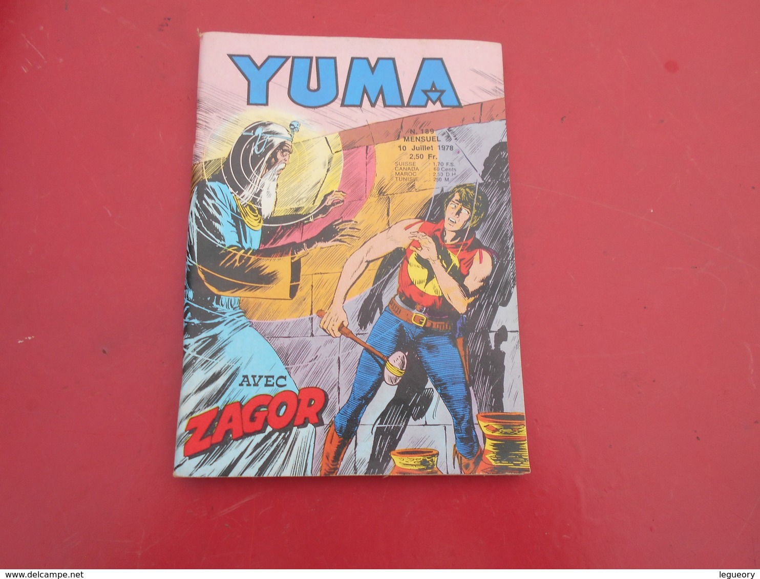 Yuma N° 189 10 Juillet 1978 - Yuma