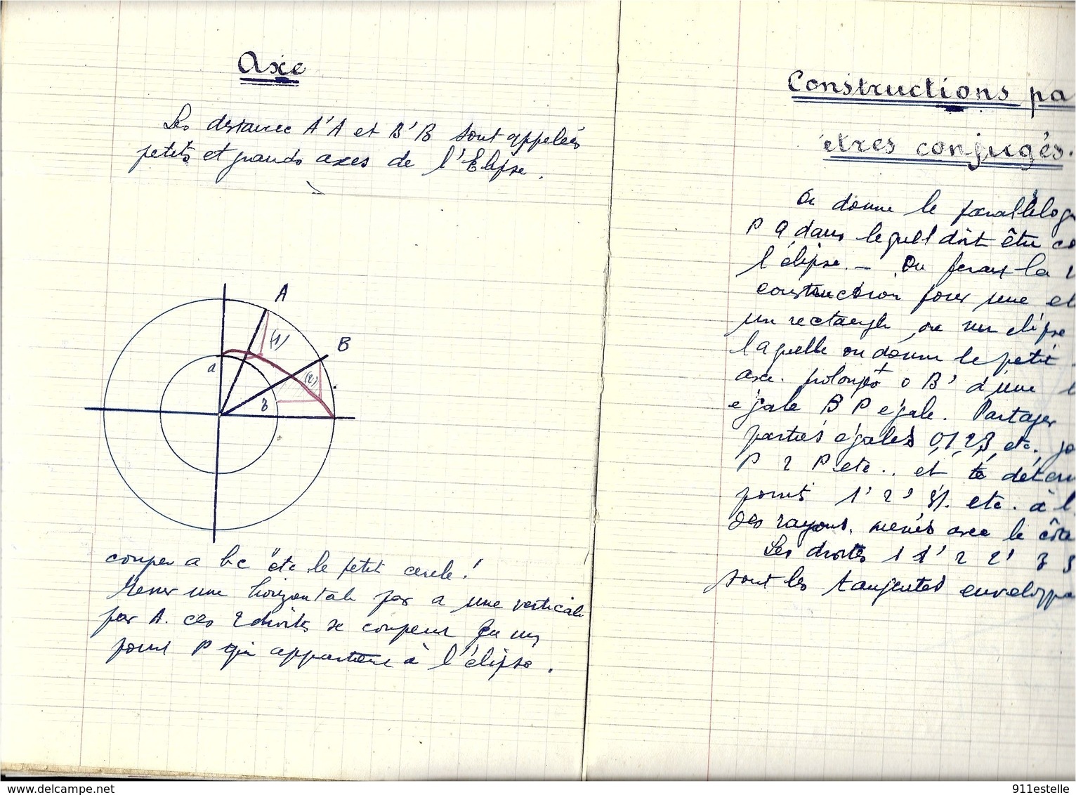 23 FELLETIN  - Cahier 13 Pages , ECOLE De METIERS Du BATIMENT - Felletin