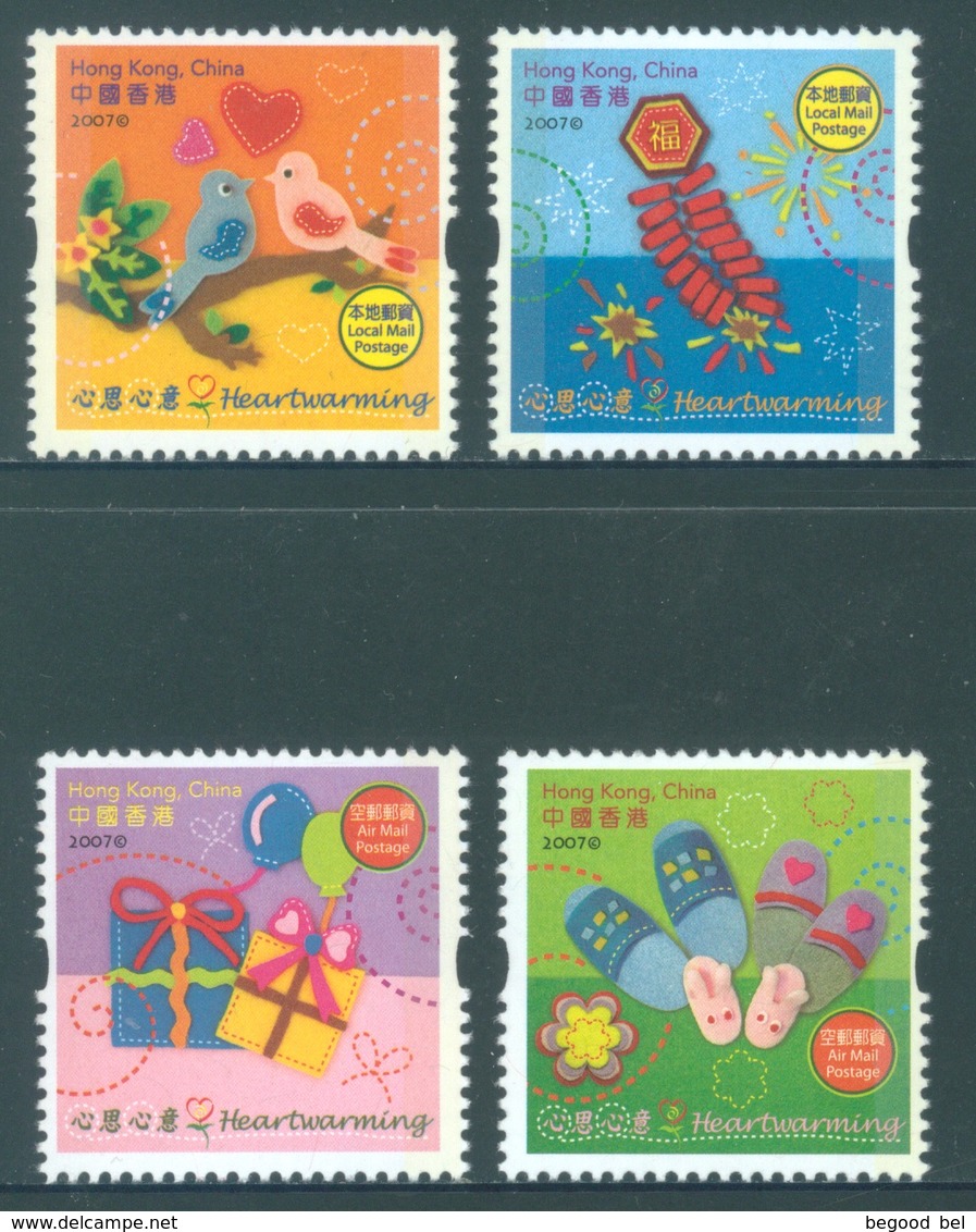 HONG KONG -  MNH/**- 2007 - HEARTWARMING - Yv 1371-1374 -  Lot 18285 - Neufs