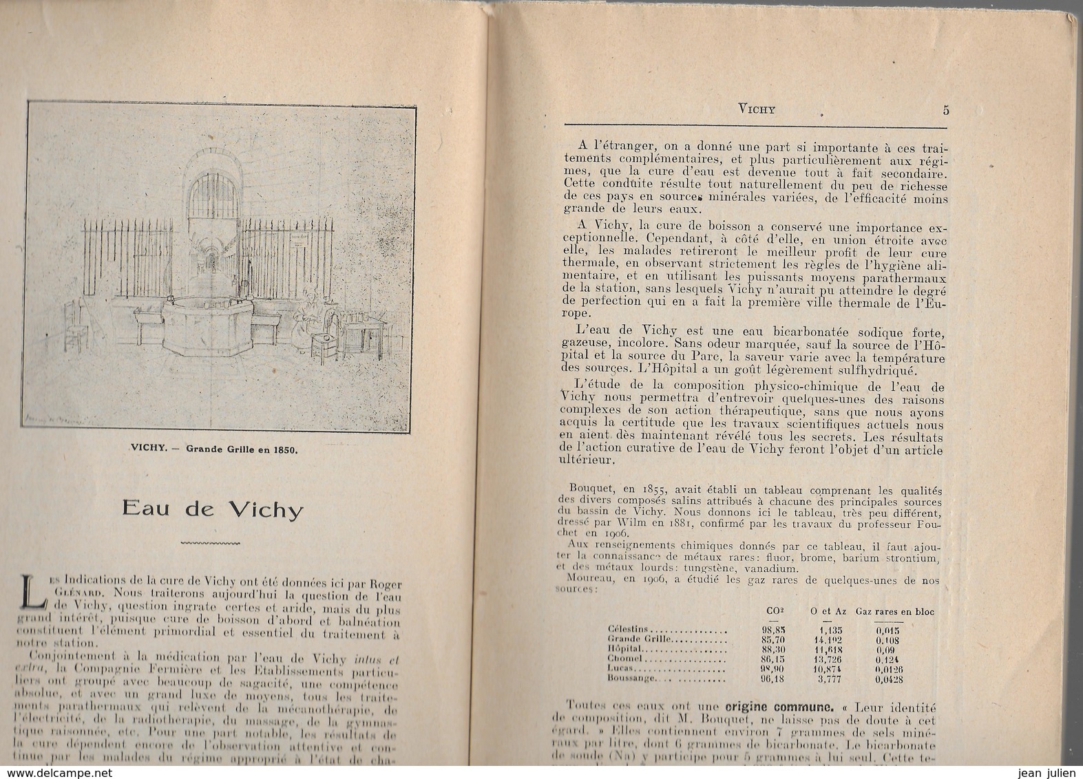 THERMES DE FRANCE  - CENTRE MEDICAL - Centre France - 1921-  7 Scans - Auvergne