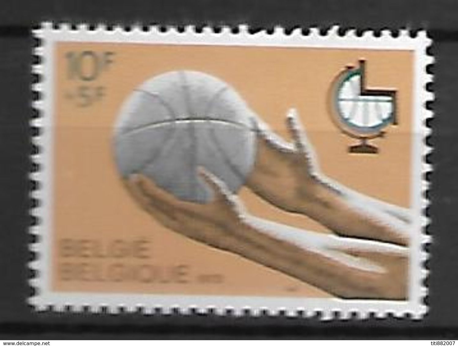 BELGIQUE     -  1973  .  Y&T N° 1656 * .  Basket-ball Pour Handicapés - Unused Stamps