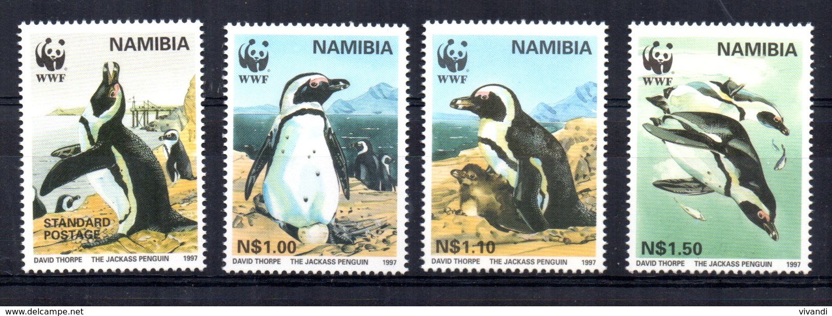 Namibia - 1997 - Endangered Species/Jackass Penguin - MNH - Namibie (1990- ...)