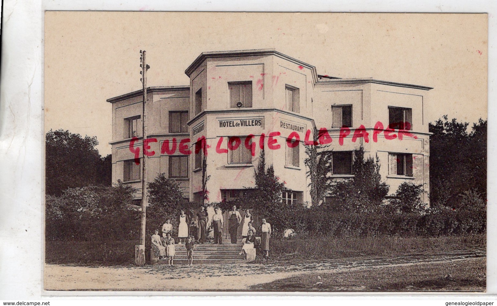 77 - ST SAINT FARGEAU - HOTEL RESTAURANT DE VILLERS - GERANT DE LA MAISON - R. MIRANDE - Saint Fargeau Ponthierry