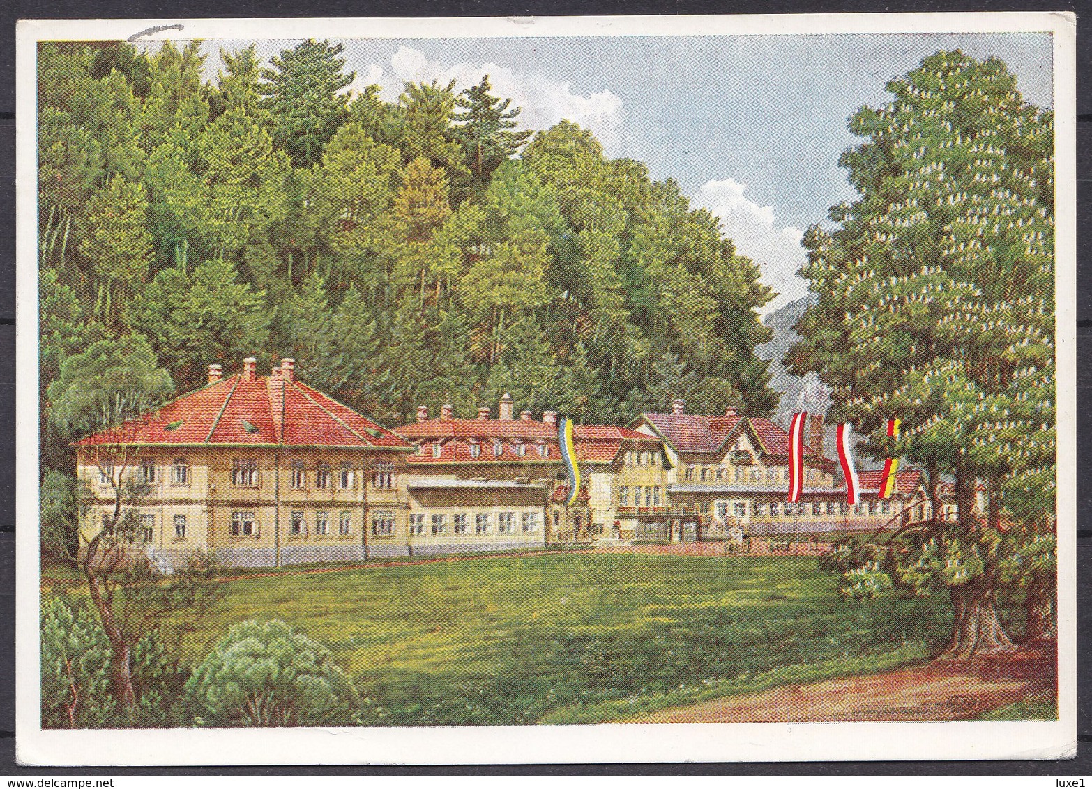 AUSTRIA ,  HELENENTAL  ,  RECREATION  CENTRE  OF THE  WAR VICTIMS  ,  OLD  POSTCARD - Baden Bei Wien