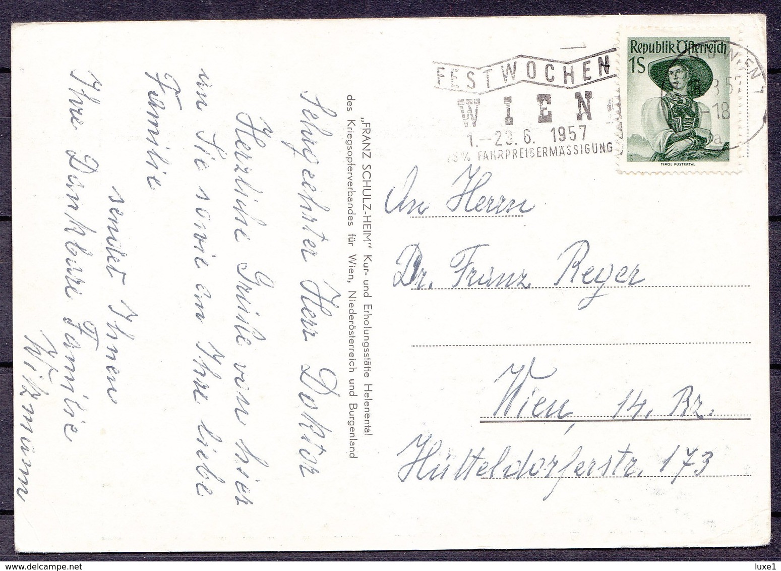 AUSTRIA ,  HELENENTAL  ,  RECREATION  CENTRE  OF THE  WAR VICTIMS  ,  OLD  POSTCARD - Baden Bei Wien