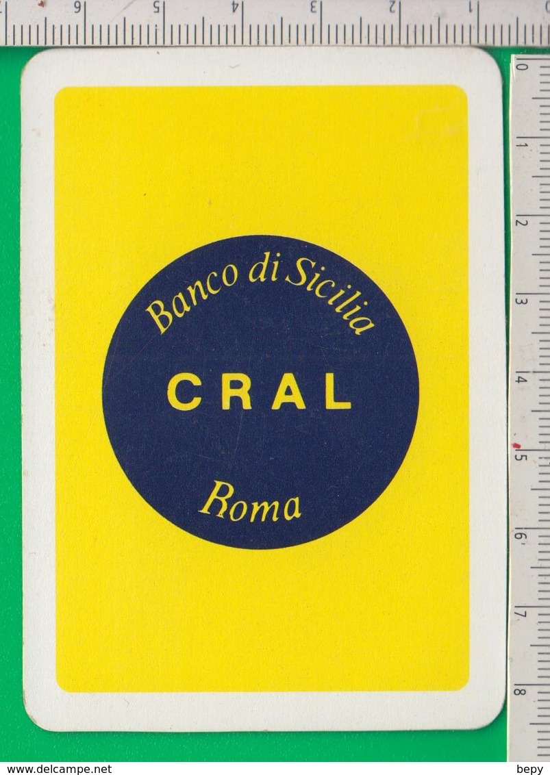 JOLLY. Carta Da Gioco. Gioco. JOKER.   BANCO DI SICILIA. CRAL ROMA - Altri & Non Classificati