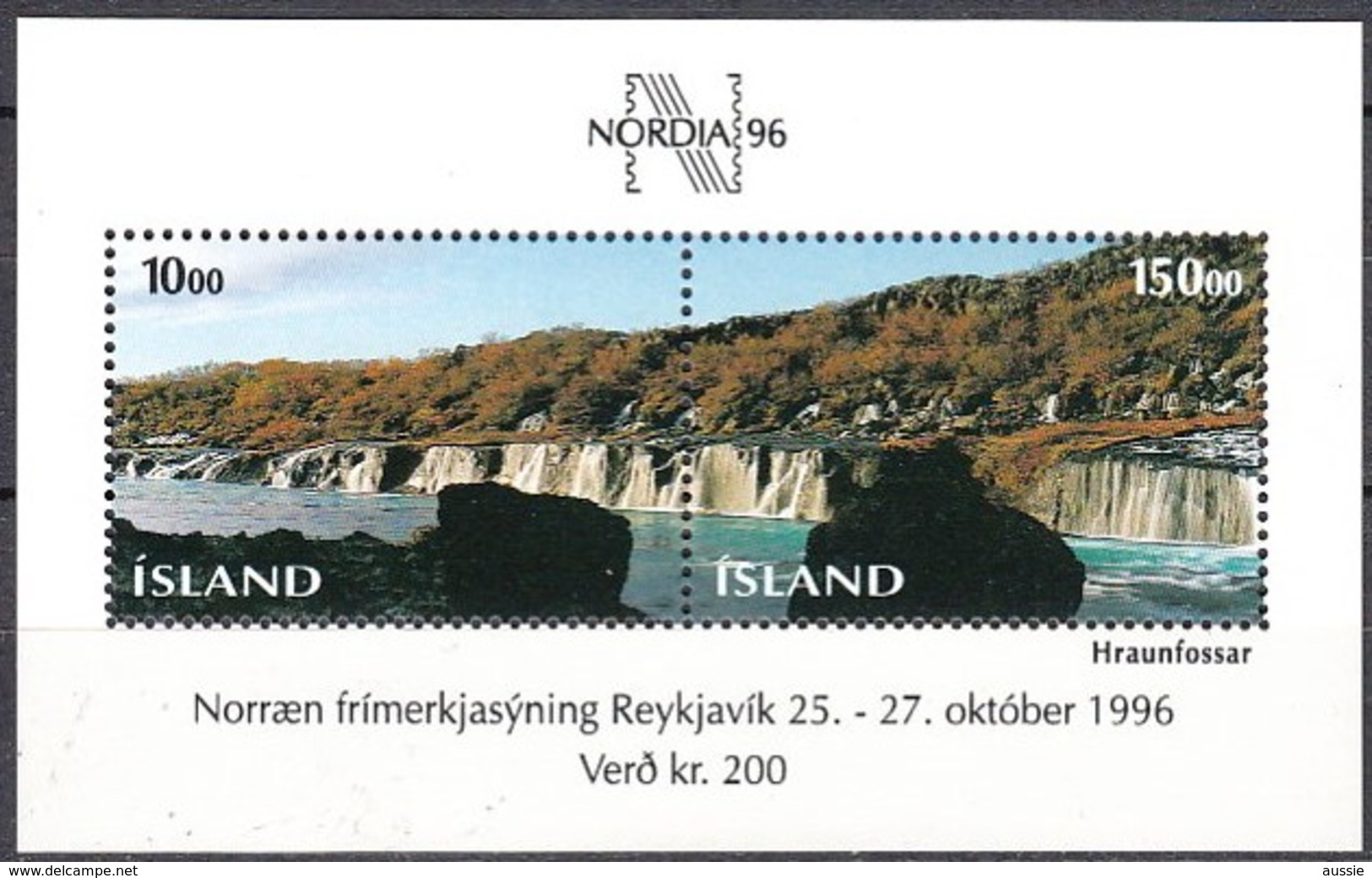 Islande IJsland Island 1995 Yvert N° Bloc  18 *** MNH Cote 9,00 Euro - Blocs-feuillets