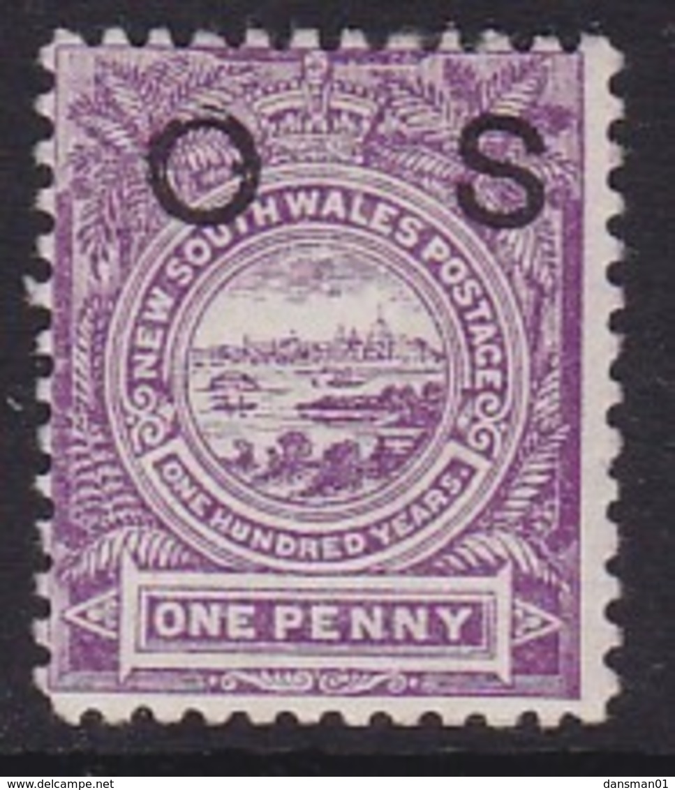 New South Wales 1888 SG O39a Mint Hinged P.12 - Nuovi