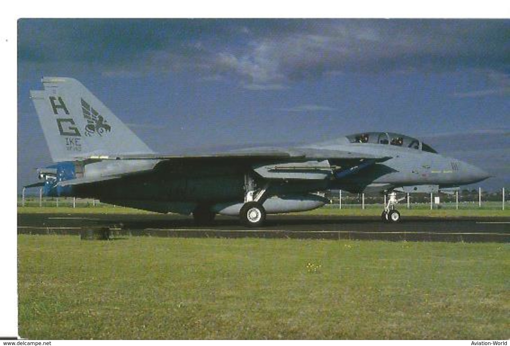 CP AVION GRUMMAN F14 A+ TOMCAT  VF-143  RAE BOSCOMBE DOWN JUNE 1990 - 1946-....: Modern Era