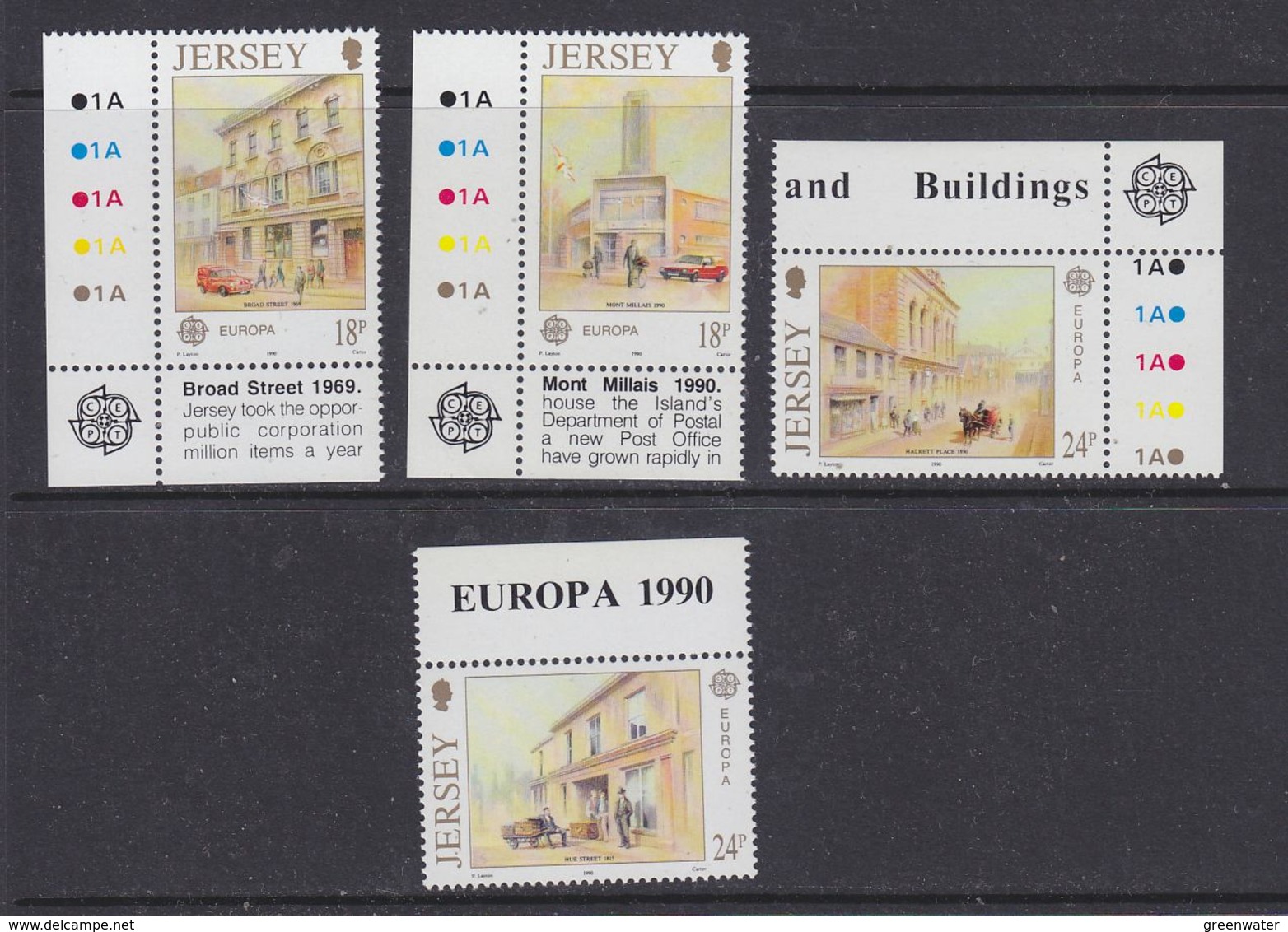 Europa Cept 1990 Jersey 4v  ** Mnh (41386) - 1990