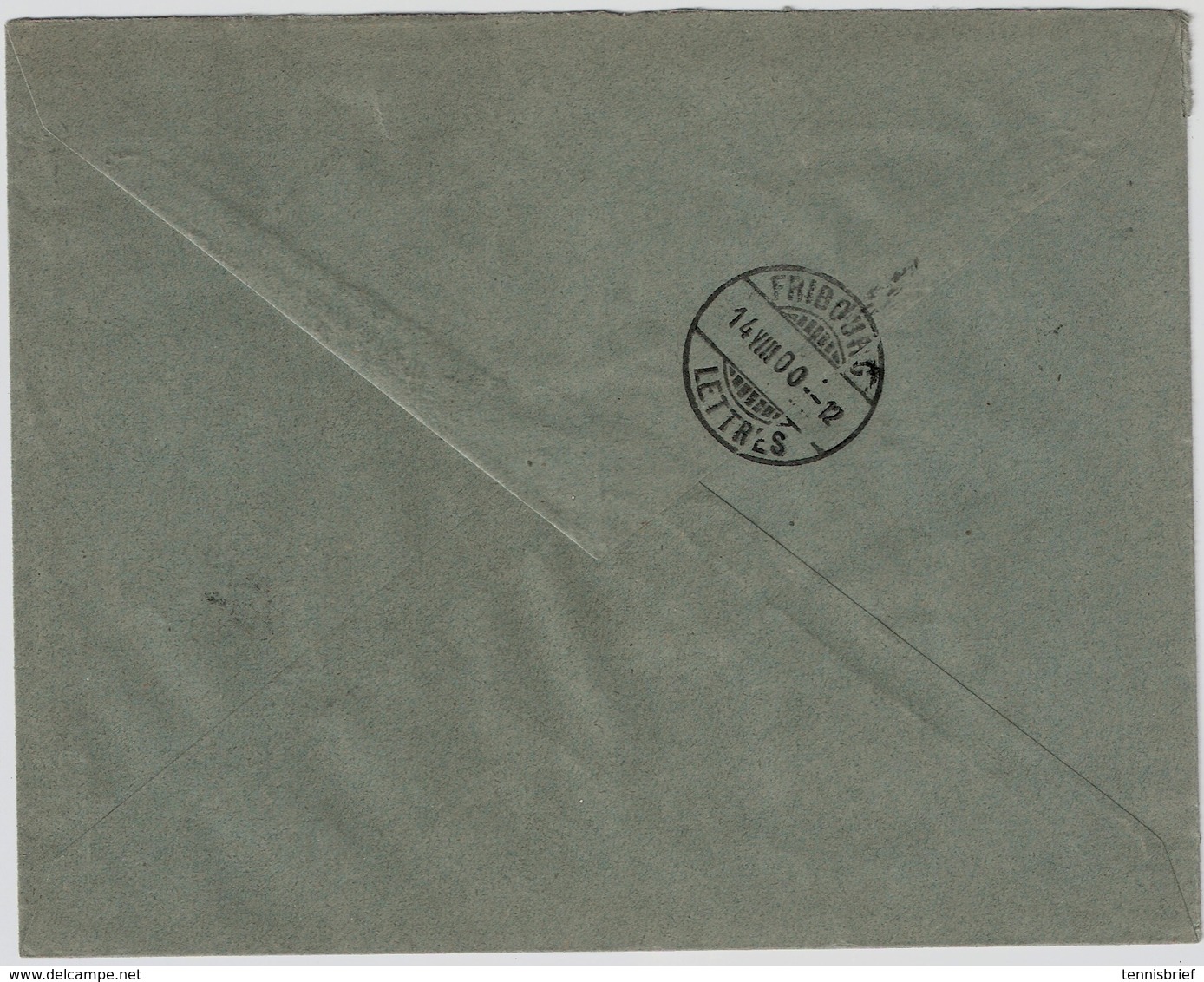 1900, UPU, Zentr. Rasierklingen-Stp. " LAUSANNE "  , #a1467 - Briefe U. Dokumente