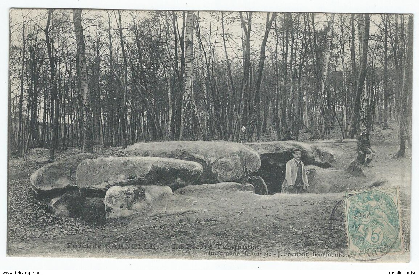 Forêt De CARNELLE (95) - La Pierre Turquoise - Autres & Non Classés
