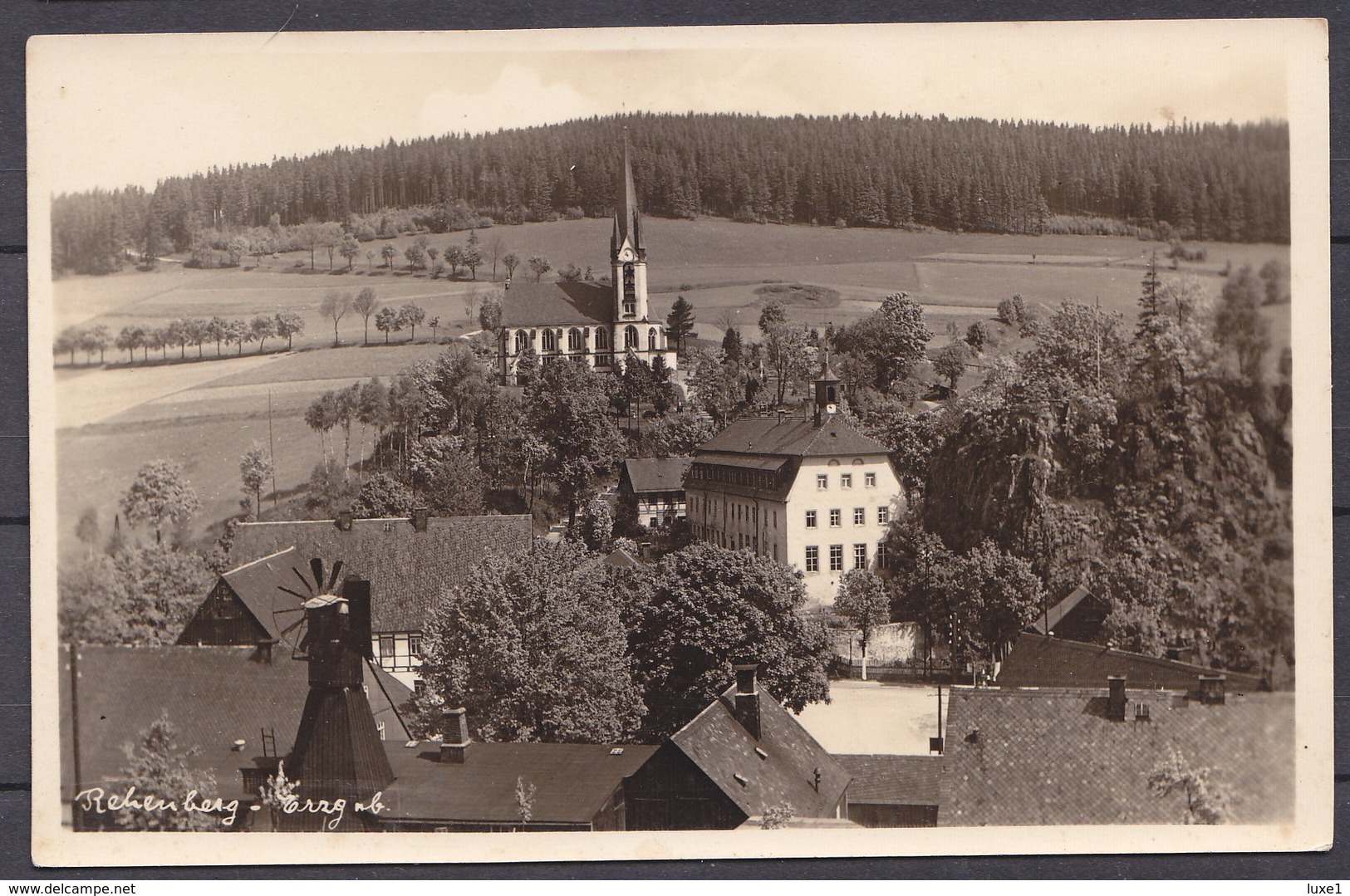 GERMANY ,  RECHENBERG ,    OLD  POSTCARD - Rechenberg-Bienenmühle