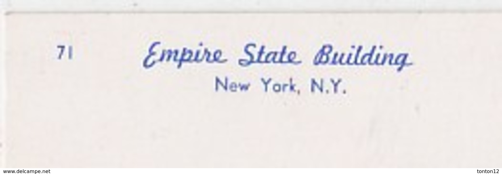 Carte Postale New York Empire State Building - Autres & Non Classés