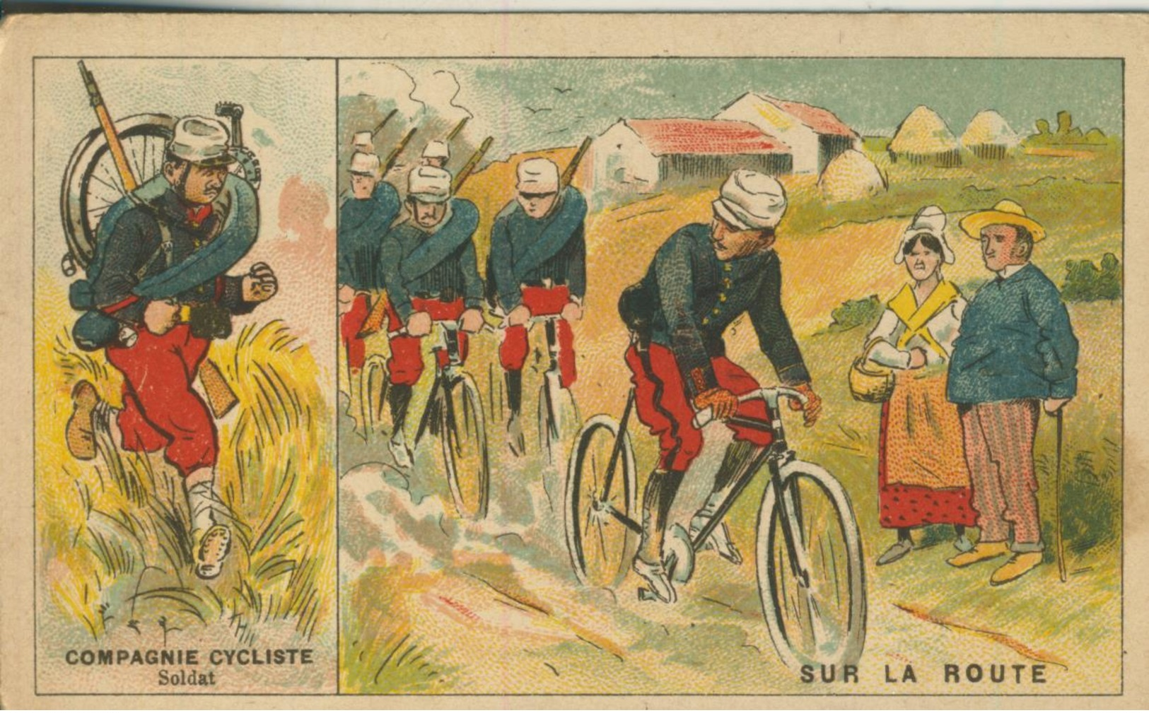 Sammelbild -- Compagnie Cycliste-Soldat  (54099-80) - Sonstige & Ohne Zuordnung