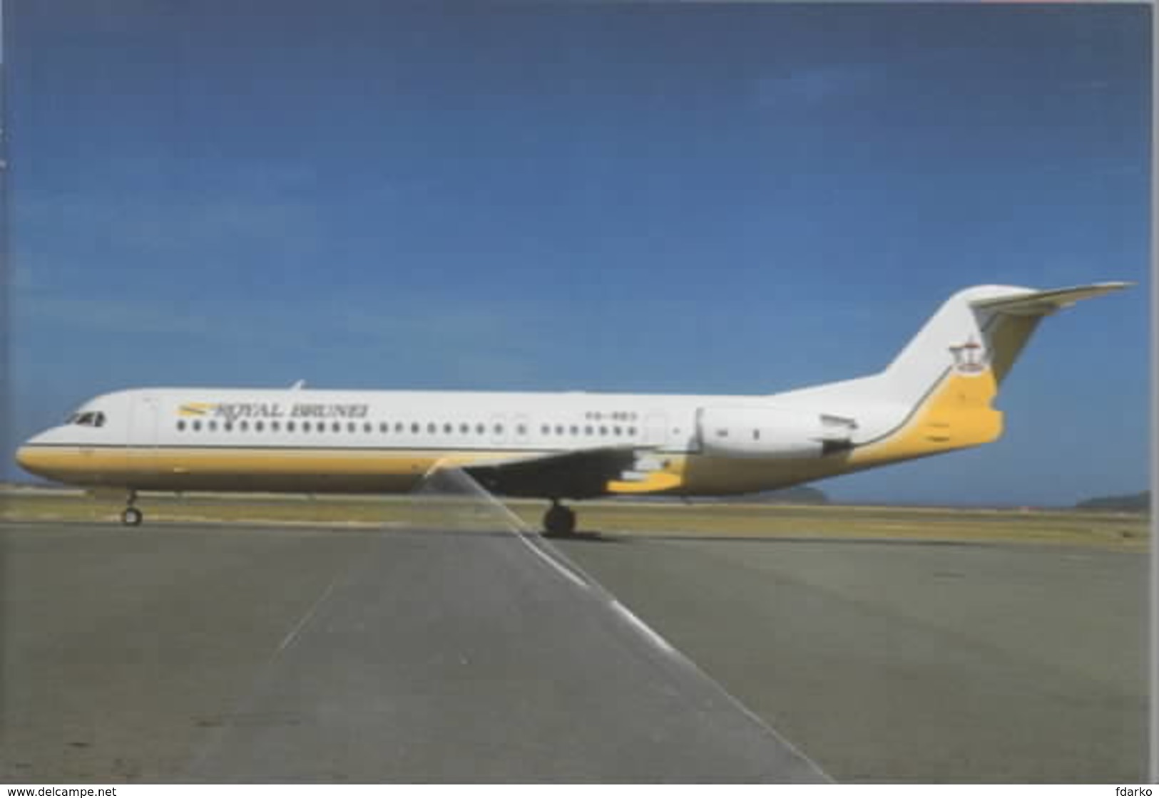 Royal Brunei Airlines Fokker 100 VB-RB3 AT KOTA KINABALU - 1946-....: Era Moderna