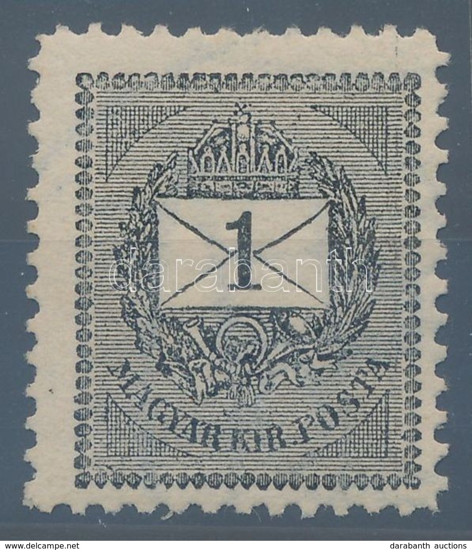 ** 1898 1kr 11 1/2 Sorfogazással, Rendkívül Ritka Darab! Katalógusára Nevetségesen Alacsony! (18.000) - Autres & Non Classés