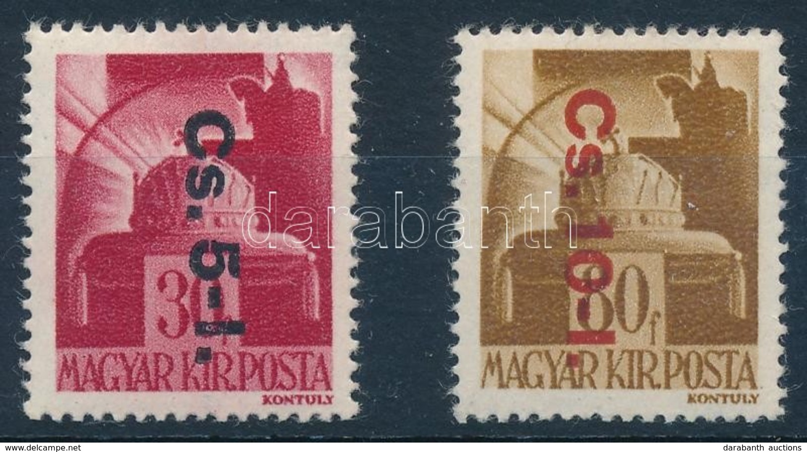 ** 1946 Betűs Cs.5-I. és Cs.10-I. (16.000) - Autres & Non Classés