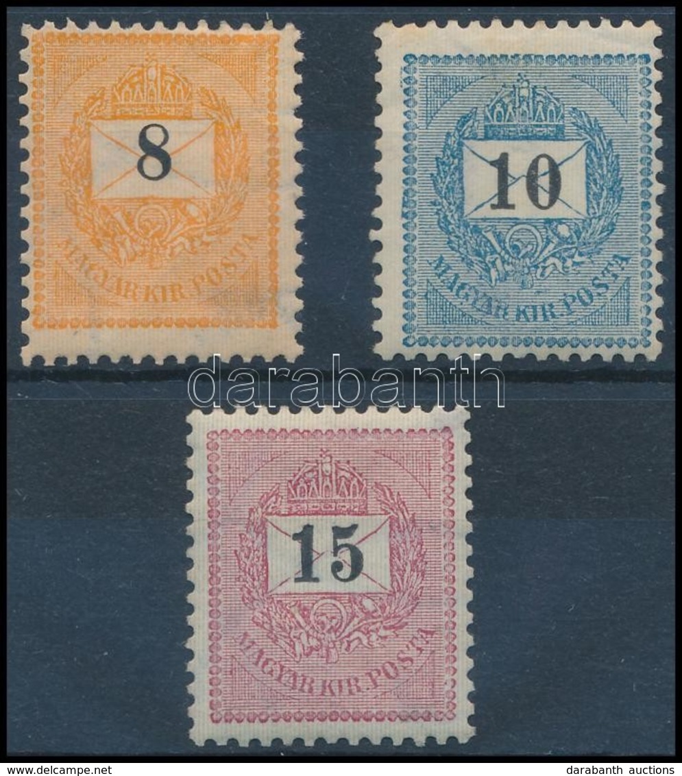 ** 1898 8kr, 10kr, 12kr (12.400) - Altri & Non Classificati