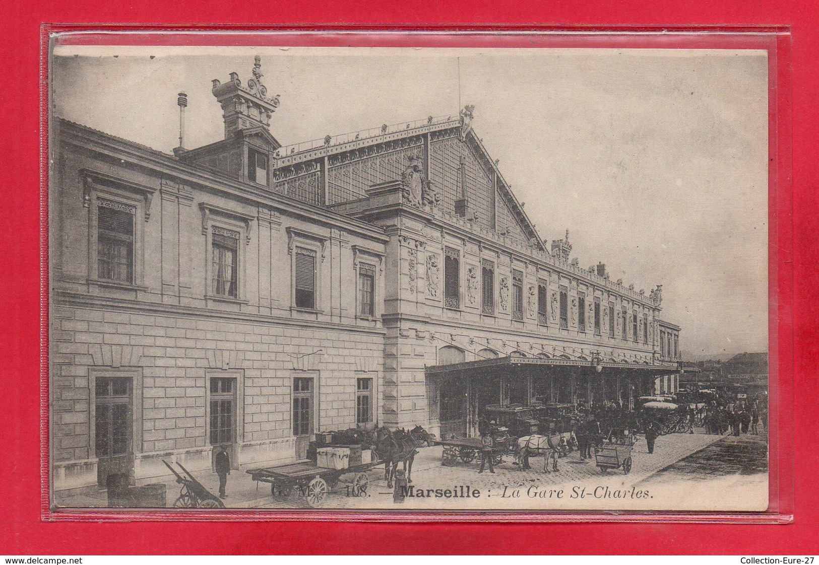 13-CPA MARSEILLE - LA GARE SAINT CHARLES - Station Area, Belle De Mai, Plombières