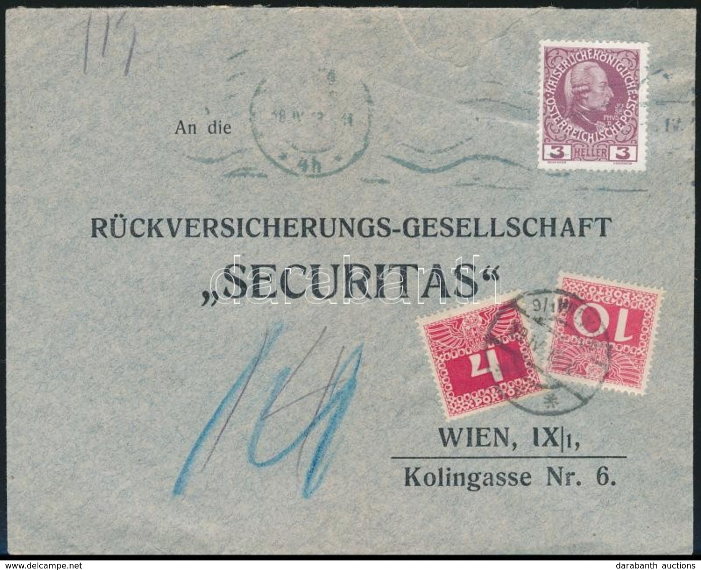 Ausztria 1913 - Autres & Non Classés