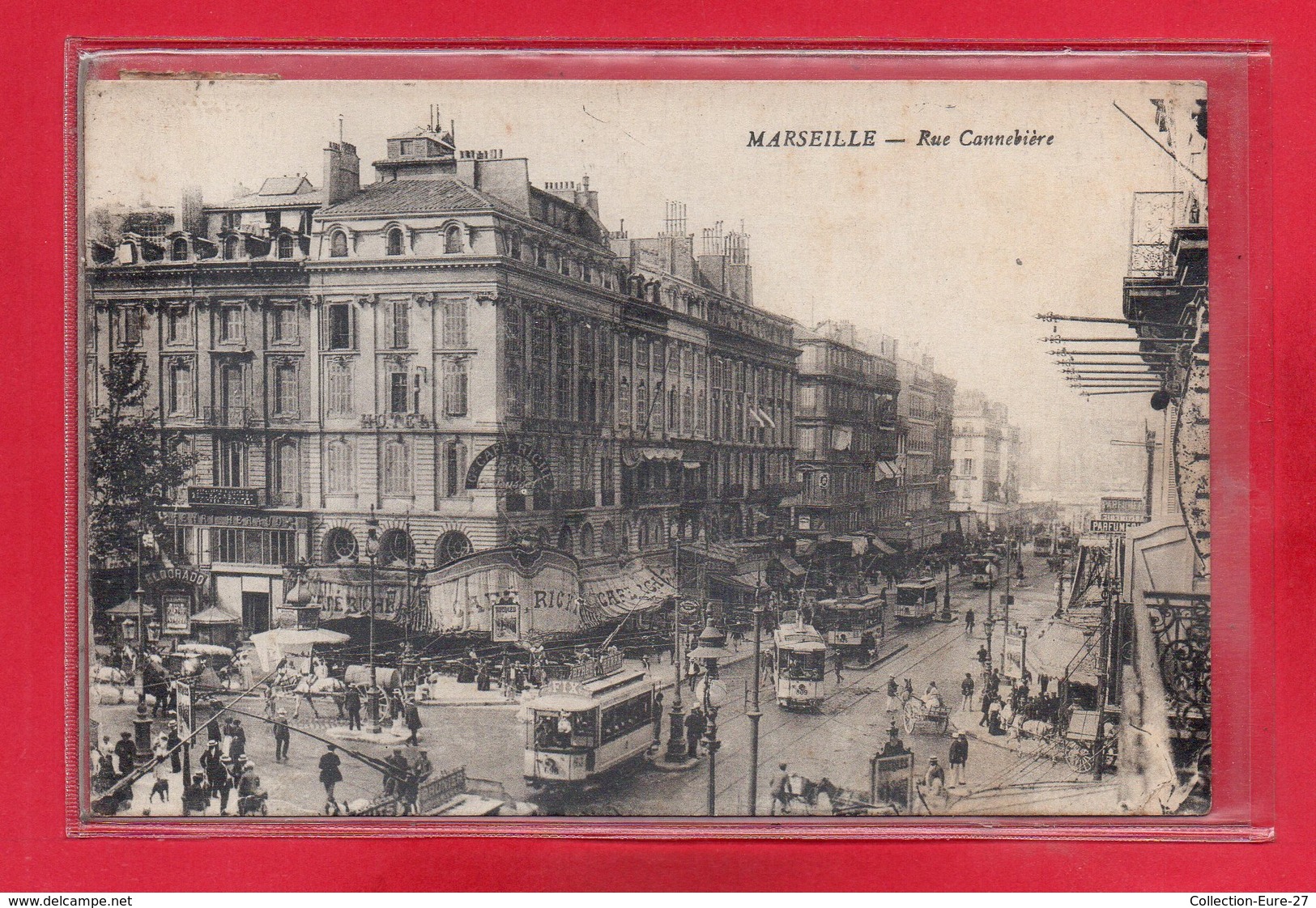 13-CPA MARSEILLE - LA CANEBIERE - Canebière, Stadscentrum