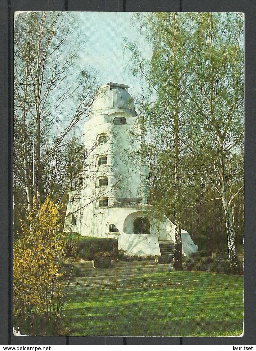 Germany DDR POTSDAM Einsteinturm Tower Sent 1990 With Stamp - Potsdam