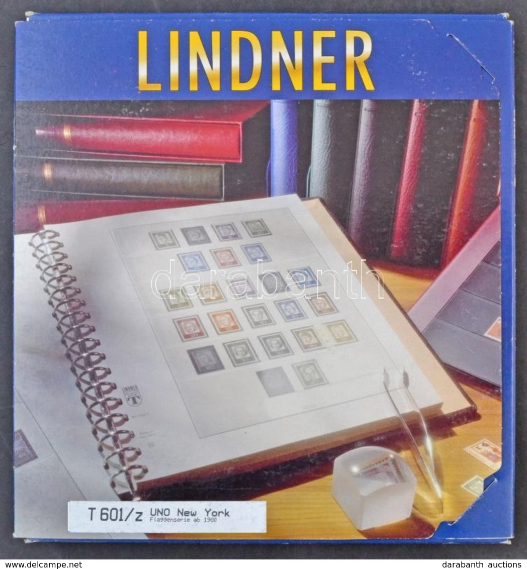 Lindner ENSZ New York 1980-2001  Falcmentes Előnyomott Albumlapok - Autres & Non Classés