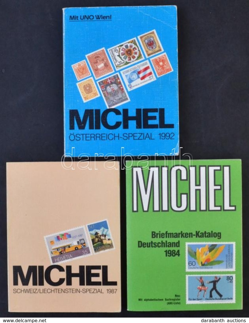 3 Db Michel Katalógus: Deutschland 1984, Schweiz/Liechtenstein 1987, Österreich 1992 - Autres & Non Classés