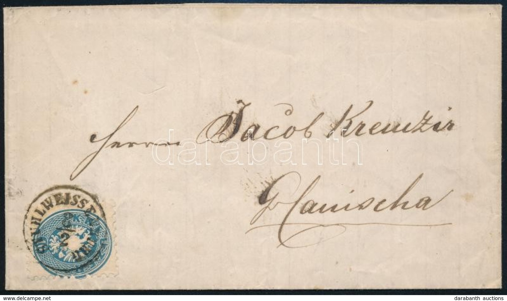 1865 10kr Levélen / On Cover 'STUHLWEISSENBURG' - Altri & Non Classificati