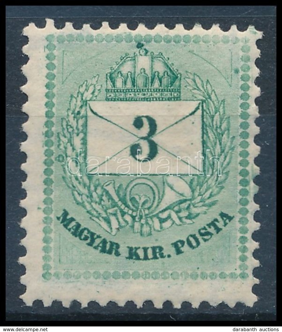 ** 1881 3kr Lemezhibák, Festékfoltok - Altri & Non Classificati