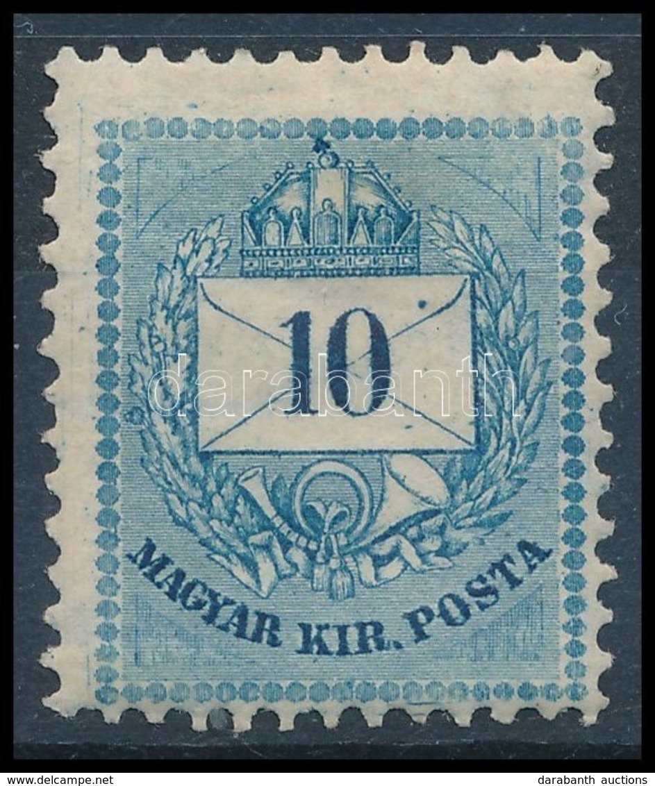 * 1881 10kr Lemezhibák, Javítások, Festékfoltok - Altri & Non Classificati