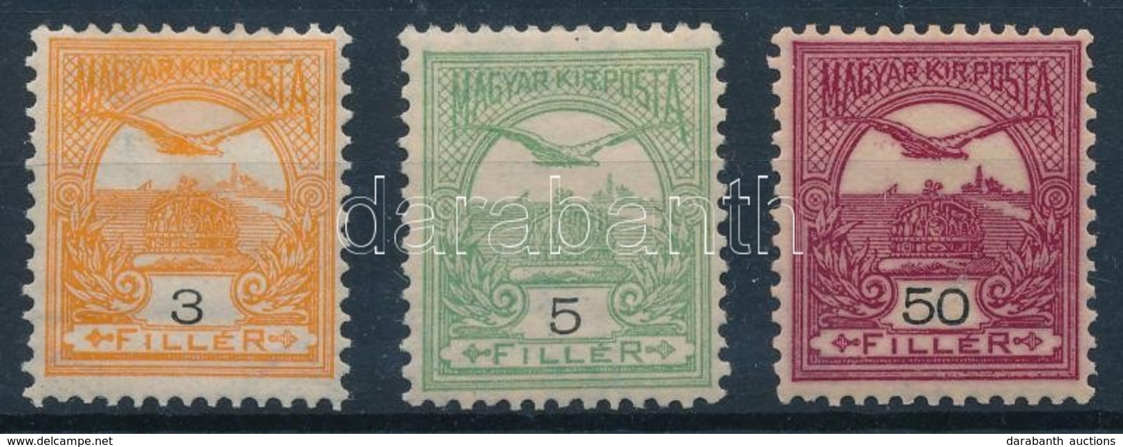 ** 1904 Turul 3f, 5f, 50f (4.600) - Autres & Non Classés