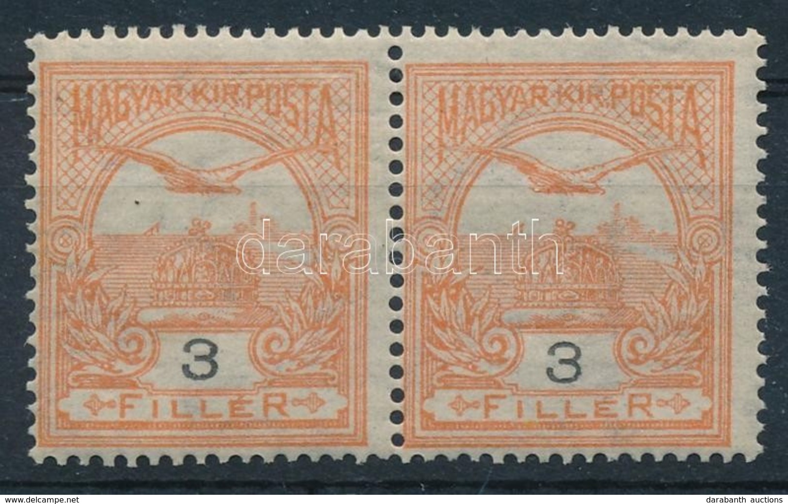 ** 1913 Turul 3f Pár, I. + II. Típusú összefüggés - Altri & Non Classificati