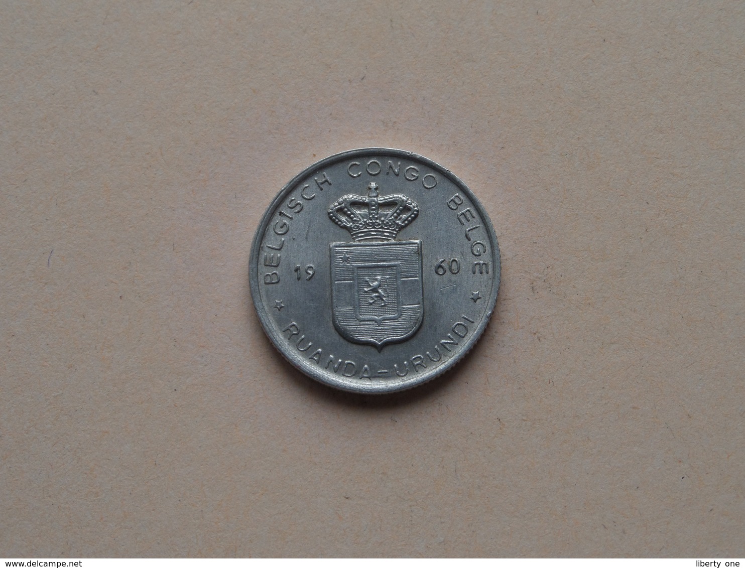 1960 - 1 Franc ( KM 4 ) Uncleaned ! - 1951-1960: Baudouin I