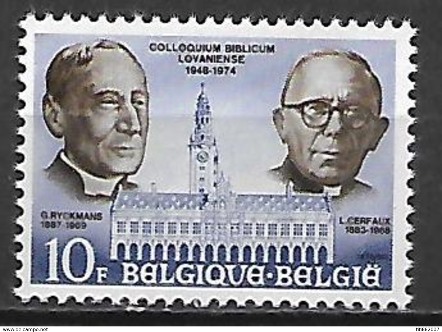 BELGIQUE     -  1975  .  Y&T N° 1765 * .  Colloque De Louvain - Unused Stamps